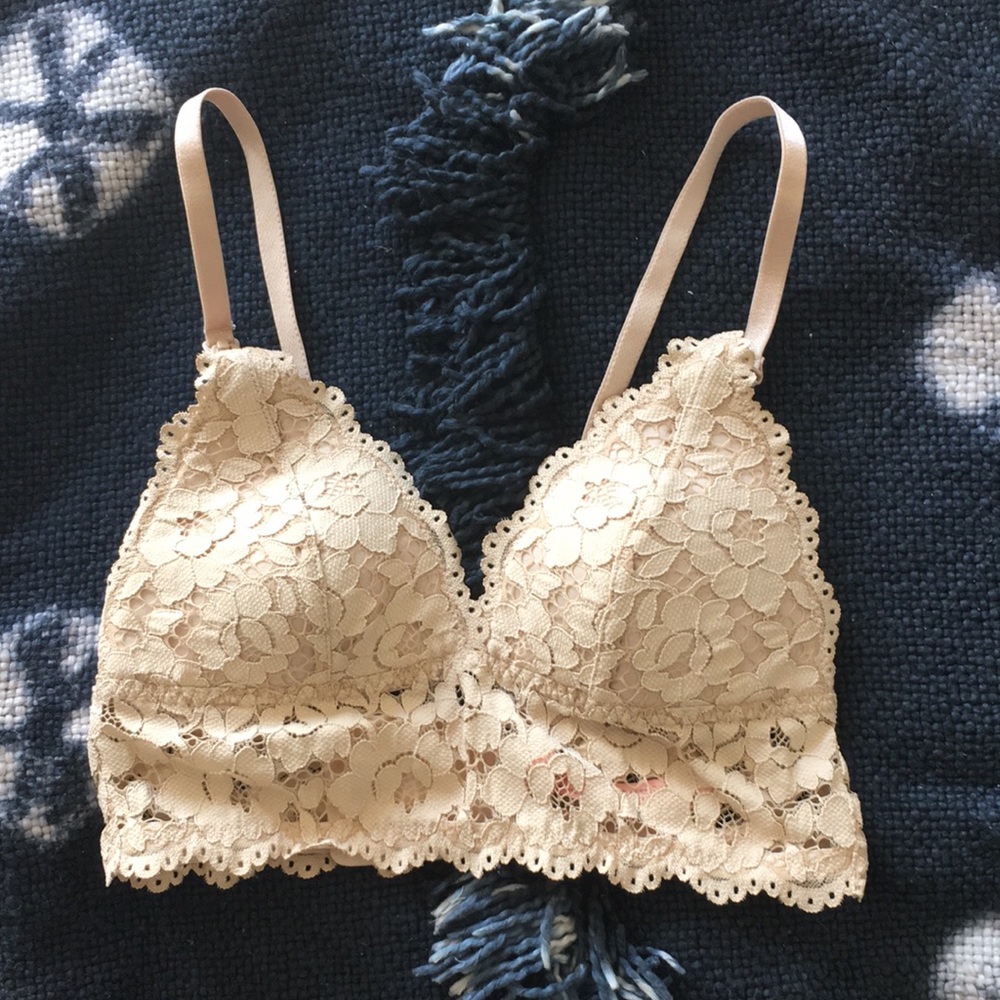 Nursing bralette, 32A tan